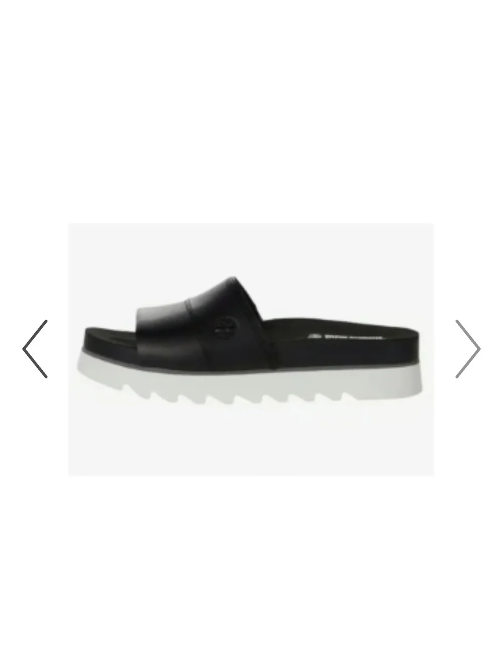 Timberland Women's Black Slide Sandals Santa Monica Sunrise Slides